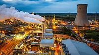 Oil Refinery Gas Chemical Equipment Production in Saltend at East Riding of Yorkshire, UK