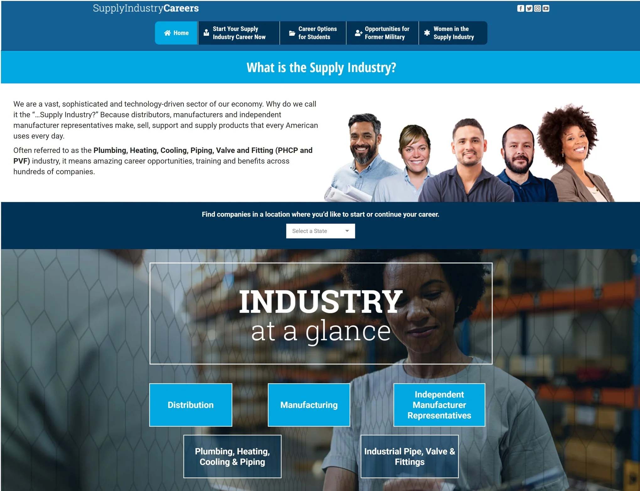 Supply Industry Careers Screencap