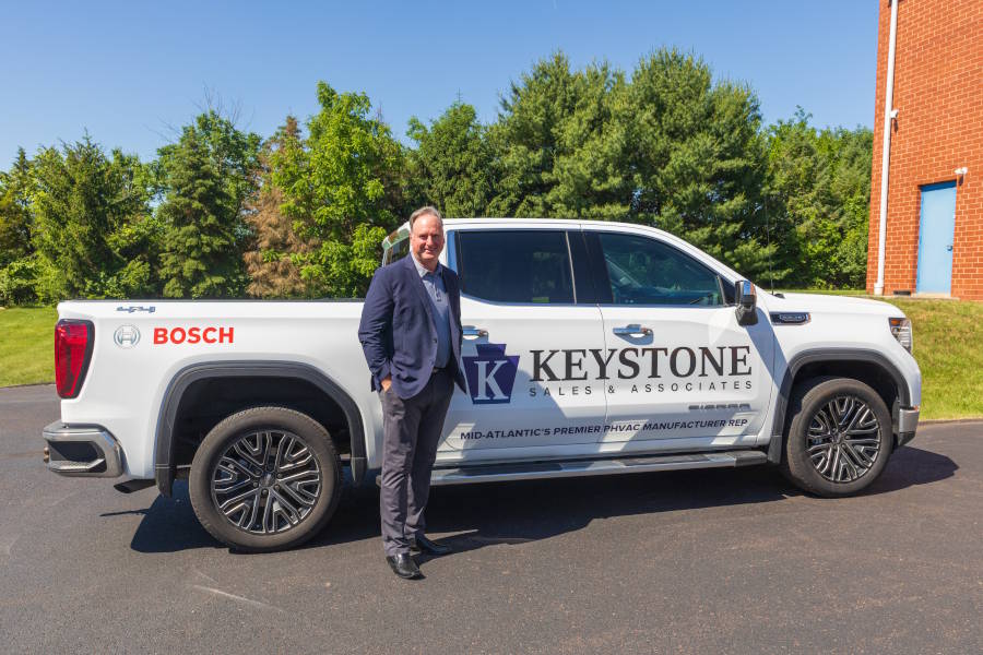 Bob DellaSala in front of Keystone truck