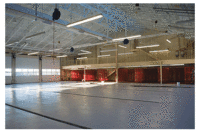 The West Friendship Fire Dept. in Maryland is a prime example of a large-scale application that benefits from radiant heating. Photo credit: Watts Radiant by John Herr