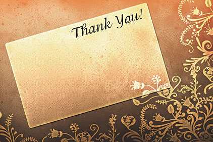 thank you card