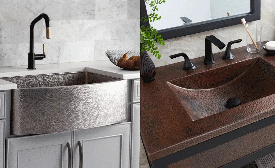 Native Trails Rhapsody farmhouse sink and Cozumel Vanity Top