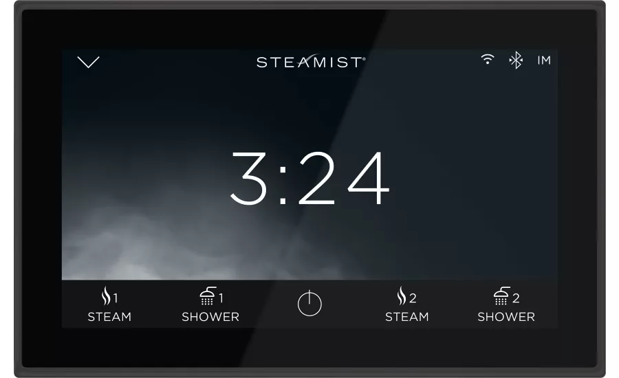 Steamist Matte Black Finish