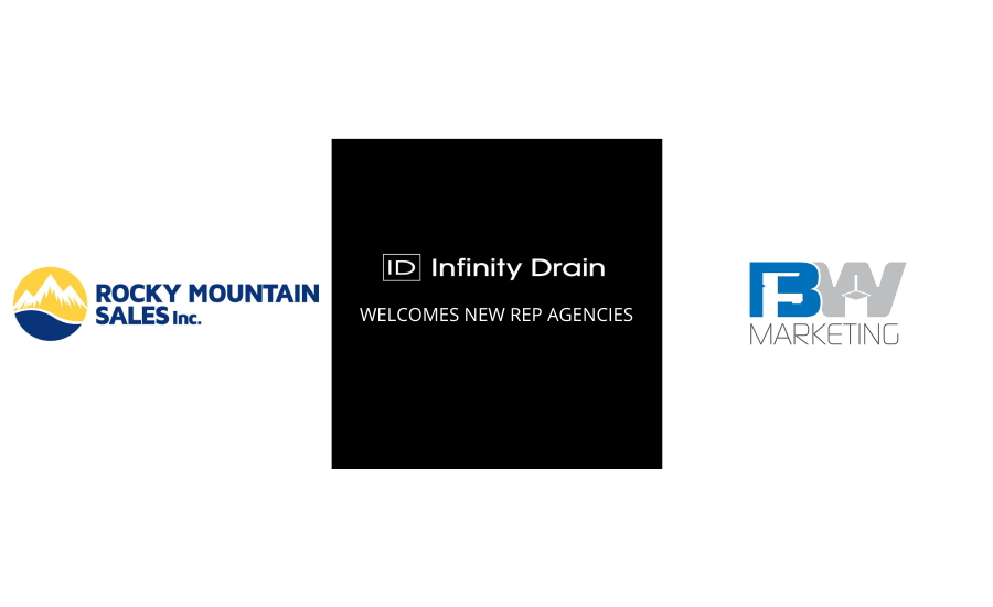Infinity Drain announces new rep agencies