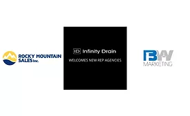Infinity Drain announces new rep agencies