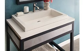 Native Trails’ NativeStone Trough Bathroom Sink