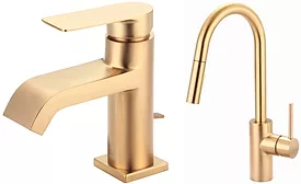 Pioneer Industries' Brushed Gold Finish