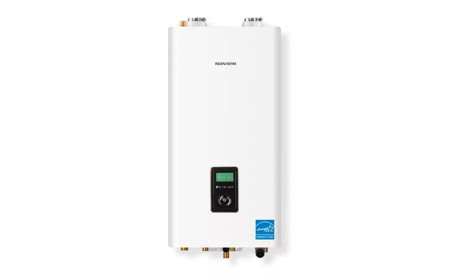 The new Navien NFC combi-boiler models come with a patented in-house designed and manufactured heat exchanger