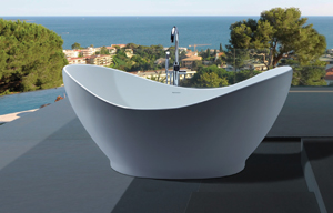 The Juliet tub was actually inspired by an antique bowl .