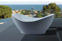 The Juliet tub was actually inspired by an antique bowl .