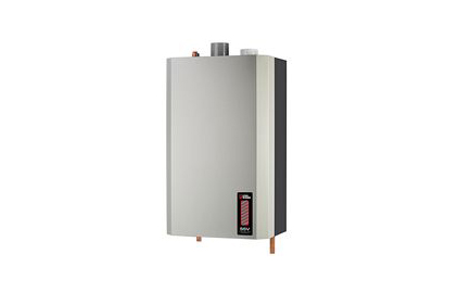 Utica SSV is a gas-fired, wall-hung, stainless-steel modulating condensing boiler.
