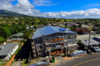 An overhead view of a 16-home condominium in Maui 