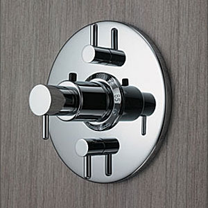 California Faucets' thermostatic shower system