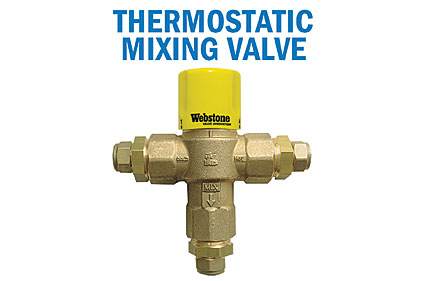 Webstone mixing valve