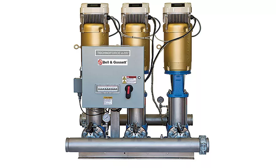 Xylem packaged booster system 