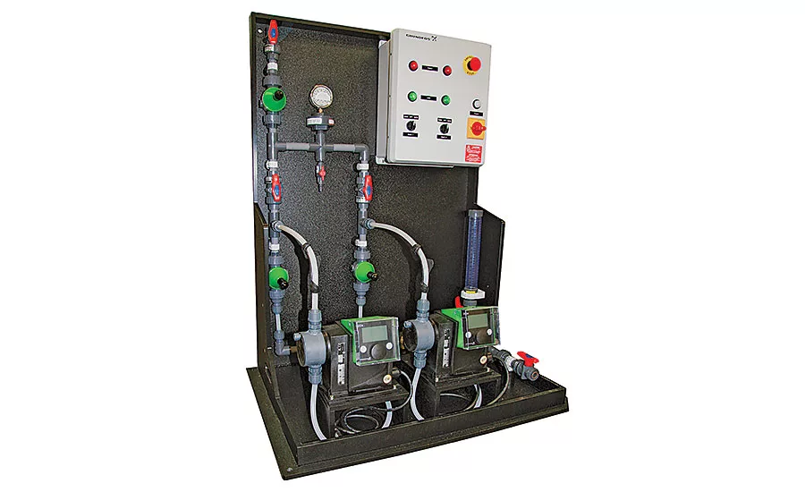 Grundfos dosing skid system