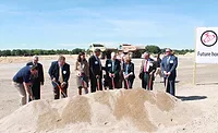 sht0916_FWWebbGroundbreakingLR.jpg F. W. Webb breaks ground on its new 1-million-sq.-ft. central distribution facility.