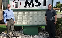 (left) and Marketing Manager Michael Perlman at company headquarters (left) and Marketing Manager Michael Perlman at company headquarters