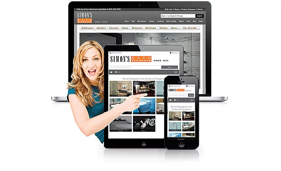 Simon’s Bath Showroom utilizes omnichannel strategies in its five locations in Massachusetts and Rhode Island