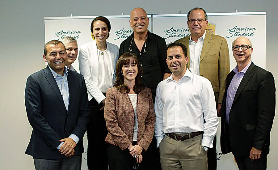 Mandel stopped by LIXIL Water Technology Americas offices in New Jersey to talk to company executives