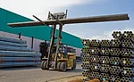 Santa Fe Springs, Calif., pipe yard at Kelly Pipe; pipe, valves, fittings; Industrial PVF master distributor