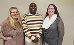 Service Metal’s Charlotte location, sales staff members, from left: Laura Lagraba, John Curbeam and Tamaura Adair