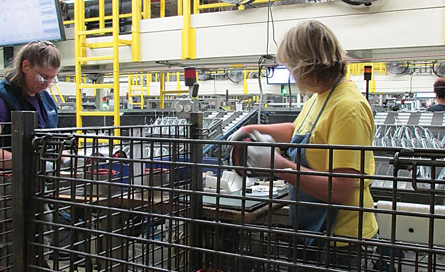 InSinkErator manufactures its Badger line at the Racine, Wis.; food waste disposer
