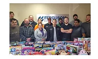 Ferguson partnered with the U.S. Marine Corps Reserve Toys for Tots Foundation.