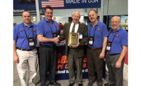 General Pipe Cleaners awarded manufacturers rep Ford Williams the Bob Gelman Lifetime Achievement award Jan. 20, 2016.