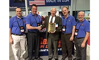 0116GeneralPipe_AchievementAward General Pipe Cleaners awarded manufacturers rep Ford Williams the Bob Gelman Lifetime Achievement award Jan. 20, 2016.