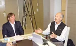 Feiger (right) says Crawford has a long-term vision in mind when it hires new employees