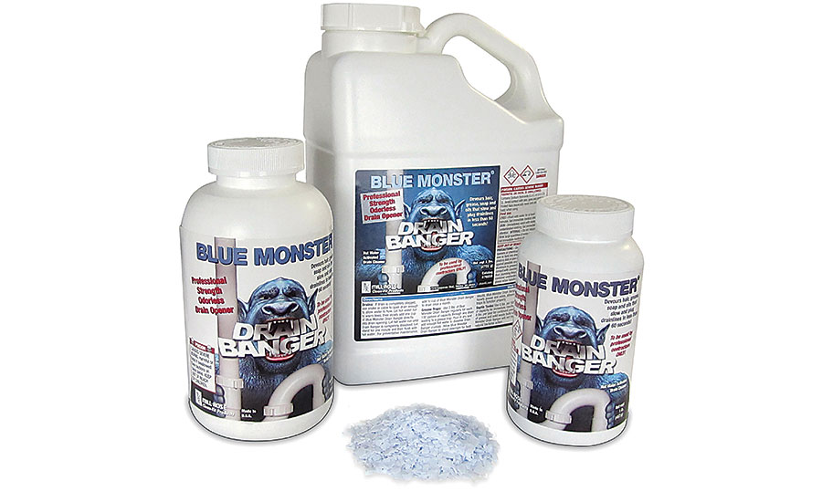 Blue Monster drain cleaner
