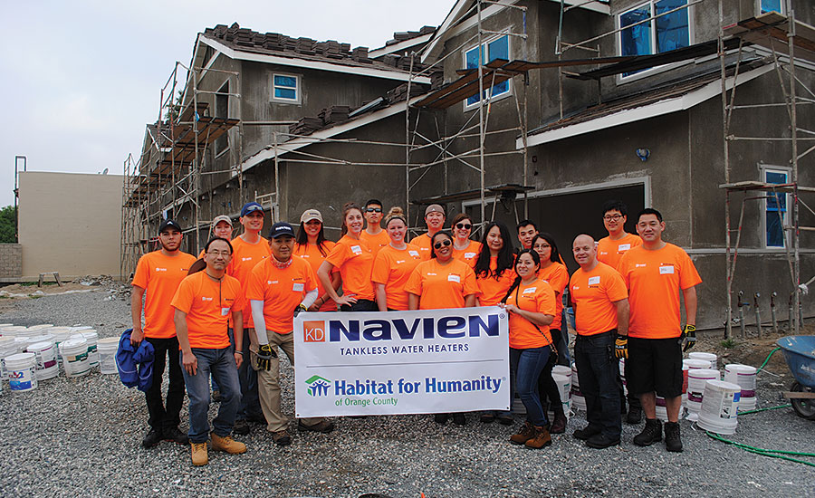 Navien partners with Habitat for Humanity