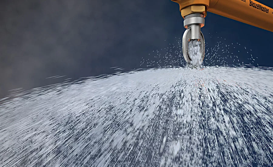 Lubrizol fire sprinkler piping system