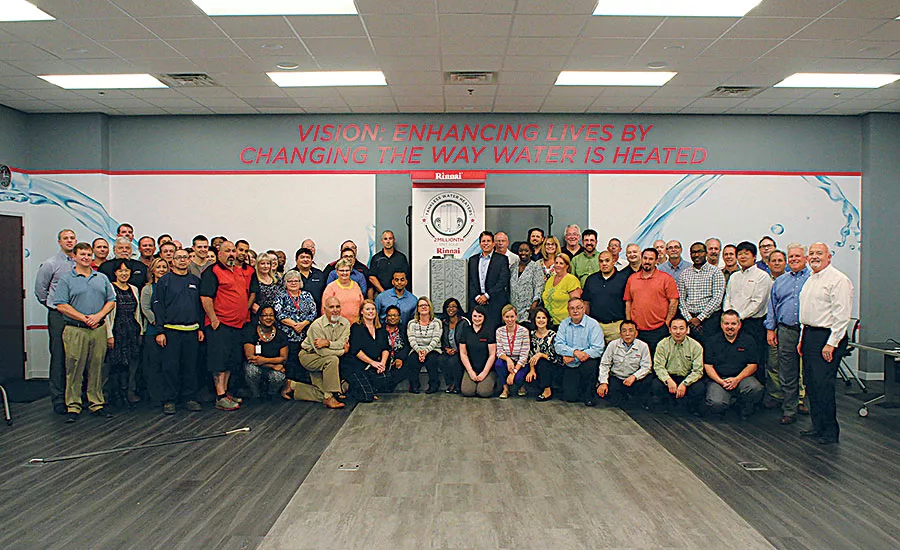 Rinnai celebrates milestone sale