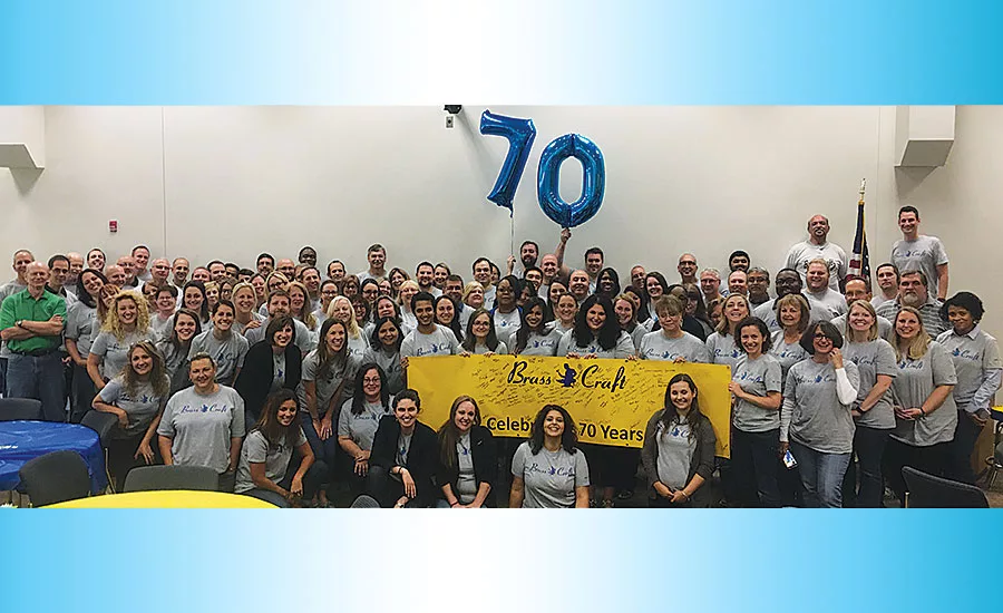 Brasscraft Mfg. Co. celebrates 70th anniversary