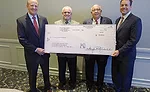 Representing the university at the PVF Roundtable were Russell Dunlavy (far right) and Dr. Joseph Tedesco (far left)
