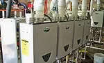 The Holiday Inn Wilkes-Barre East Mountain installed 19 A. O. Smith condensing tankless water heaters