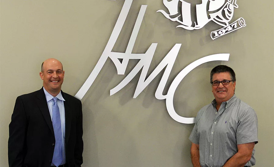 President Jim Ambery (left) and CEO David Cunningham lead the way at Dallas-based manufacturers representative Hugh M. Cunningham