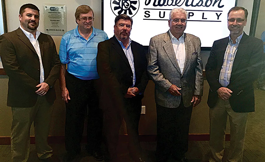Members of the Robertson Supply leadership team