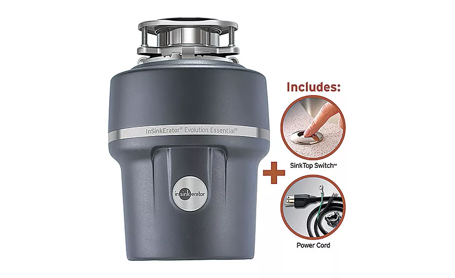 InSinkErator’s Evolution Essential XTR offers a SinkTop Switch