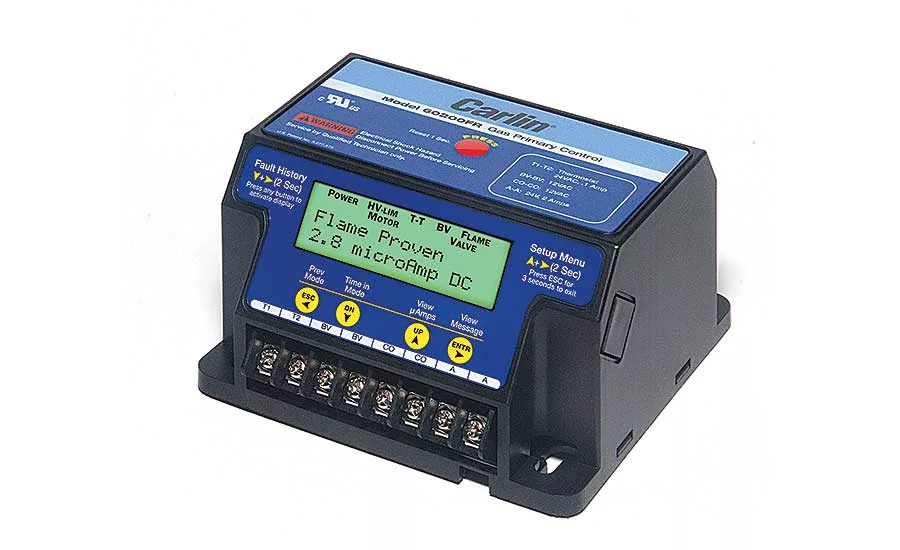 Carlin Combustion Technology gas primary control