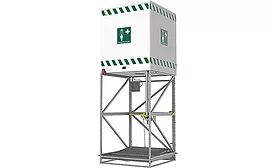 Speakman emergency tank shower