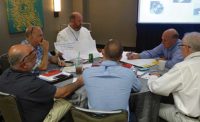 WANE members collaborate on a project during a breakout session