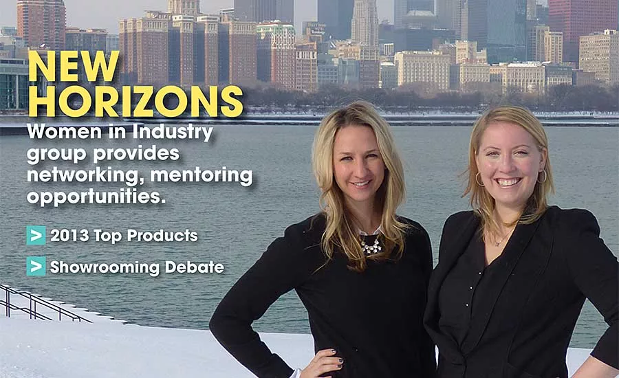 Katie Poehling Seymour (left, shown with NIBCO’s Ashley Martin on the Chicago lakefront) represents First Supply’s fifth generation
