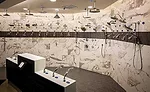 The Inspire showroom features 15 working kitchen faucets and an area with 50 working showerheads