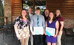 Taco Scholarship winners Kyle and sister Jenni