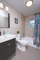 The 12 bathrooms in the Naomi’s Way family shelter were recently given a makeover with product donations provided by American Standard.
