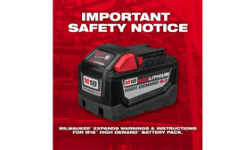 The expanded product warnings address situations that could lead to a battery pack failure and/or other safety hazards. 