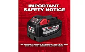 The expanded product warnings address situations that could lead to a battery pack failure and/or other safety hazards. 